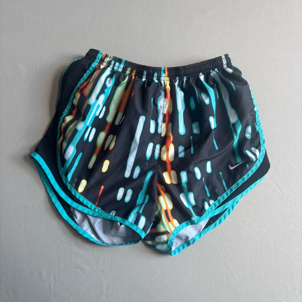 Nike Women's Multicolor Patterned Athletic Running Shorts Athleisure Size S